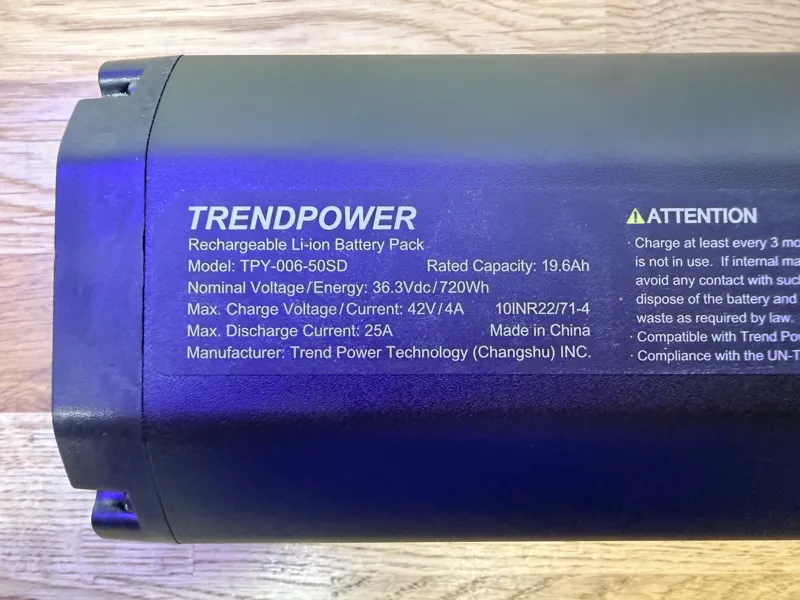 Haibike Yamaha Simplo-Intube Battery 36V - 720 Wh - BRAND NEW-1