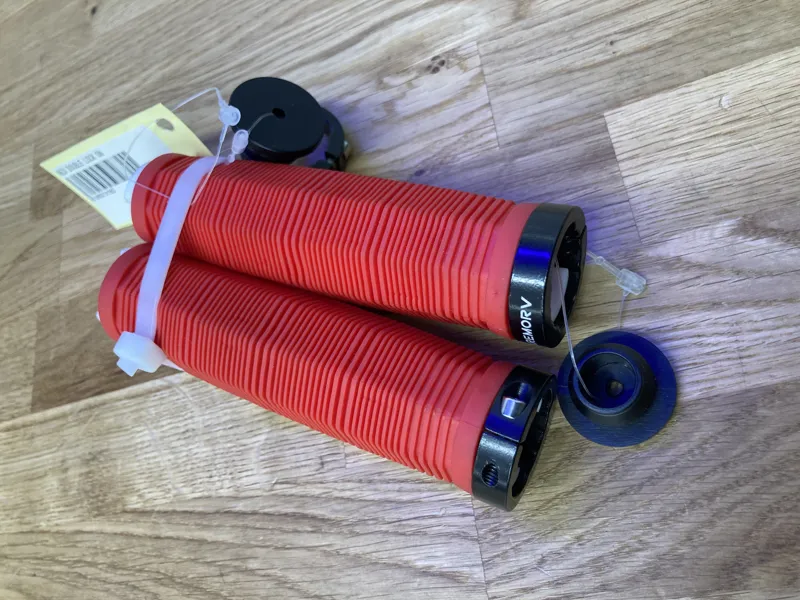 Red Double Lock On Grips