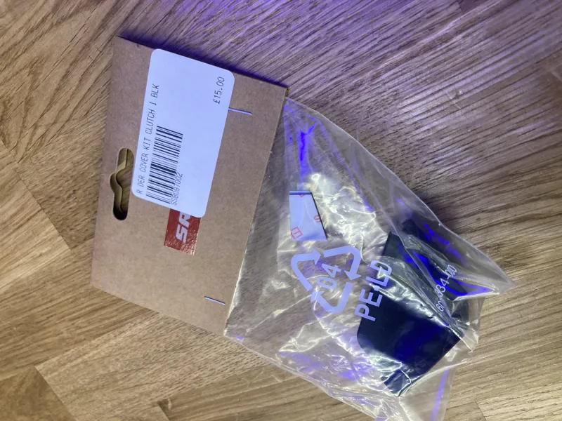 SRAM Rear Derailleur Cover Kit Clutch Including Screw GX Eagle AXS: BLACK size-1