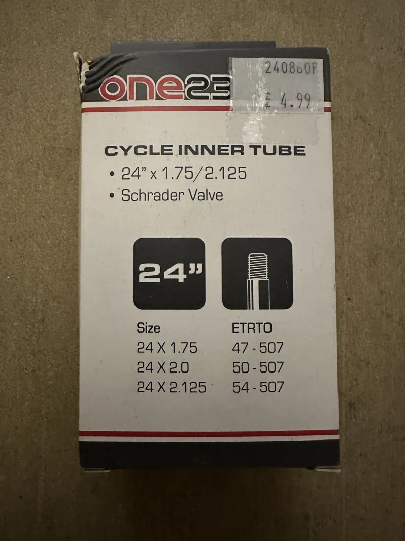 ONE23 TUBE 24x1.75/2.125 SV