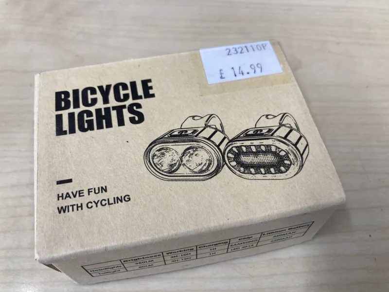 MINI USB RECHARGABLE BIKE LIGHTS