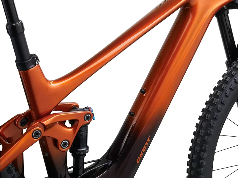 Giant Trance X Advanced E+ EL 2 25km/H Electric Mountain Bike in Amber Glow/Cordovan-2