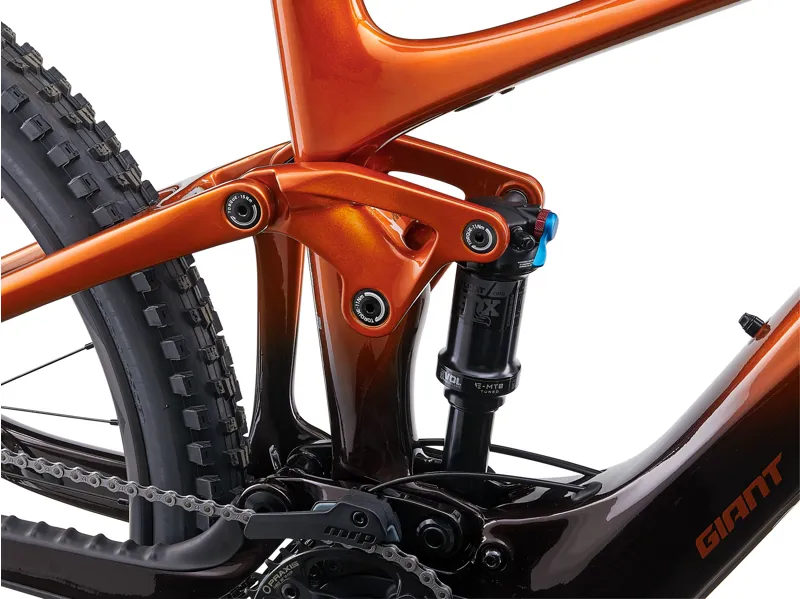 Giant Trance X Advanced E+ EL 2 25km/H Electric Mountain Bike in Amber Glow/Cordovan-5