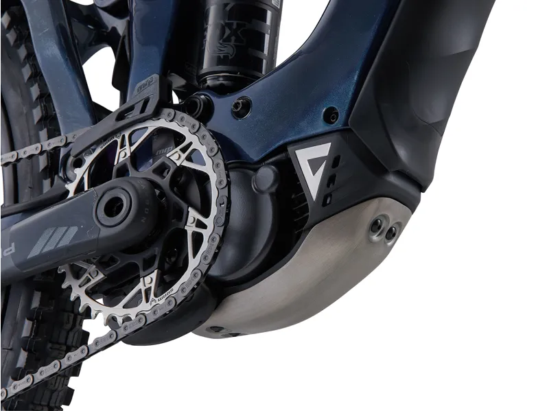 Giant Reign Advanced E+ 0 Electric Mountain Bike in Purple Haze/Metallic Navy-7