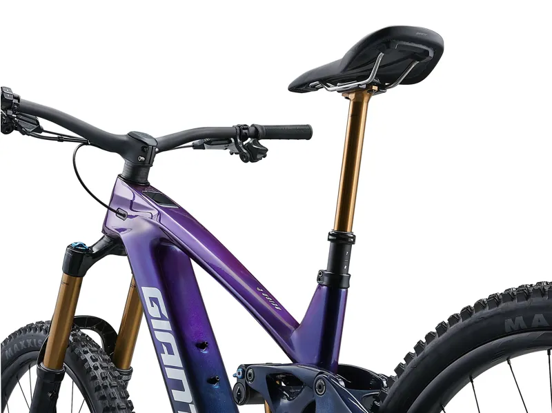 Giant Reign Advanced E+ 0 Electric Mountain Bike in Purple Haze/Metallic Navy-4