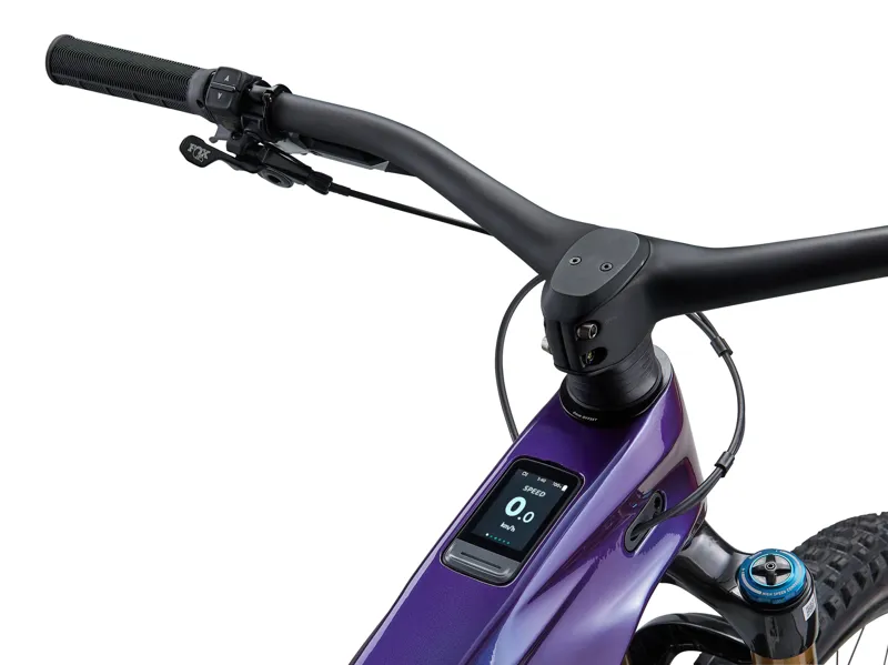Giant Reign Advanced E+ 0 Electric Mountain Bike in Purple Haze/Metallic Navy-3