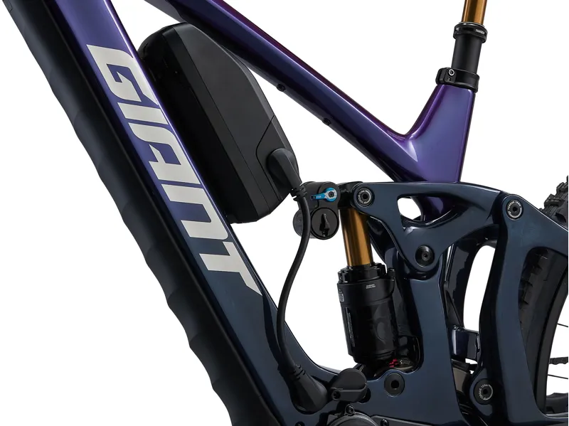 Giant Reign Advanced E+ 0 Electric Mountain Bike in Purple Haze/Metallic Navy-9