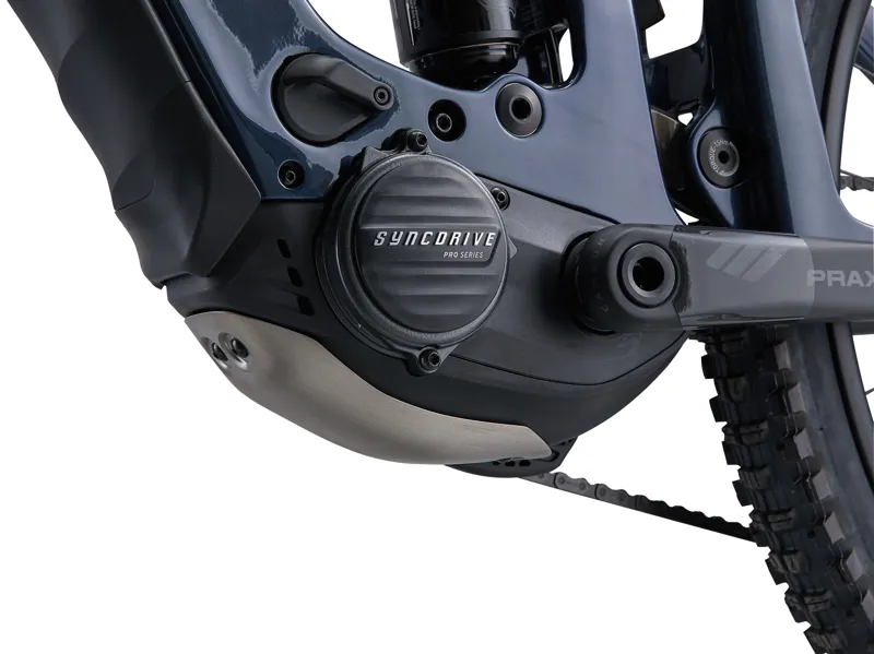 Giant Reign Advanced E+ 0 Electric Mountain Bike in Purple Haze/Metallic Navy-10