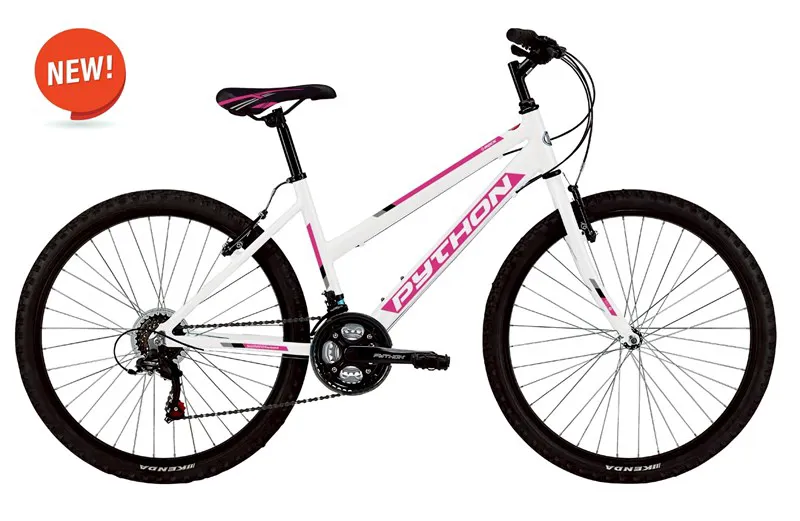 PYTHON 26 ROCK LADIES SHIMANO 18SPD - PINK/WHITE
