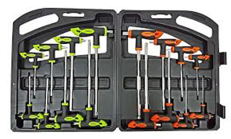 TOOLZONE 16 PC HEX AND STAR THANDLE SCREWDRIVER SET-1