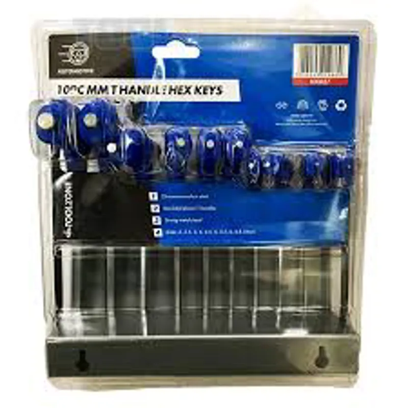 TOOLZONE 10 PC MM T HANDLE HEX KEYS-2