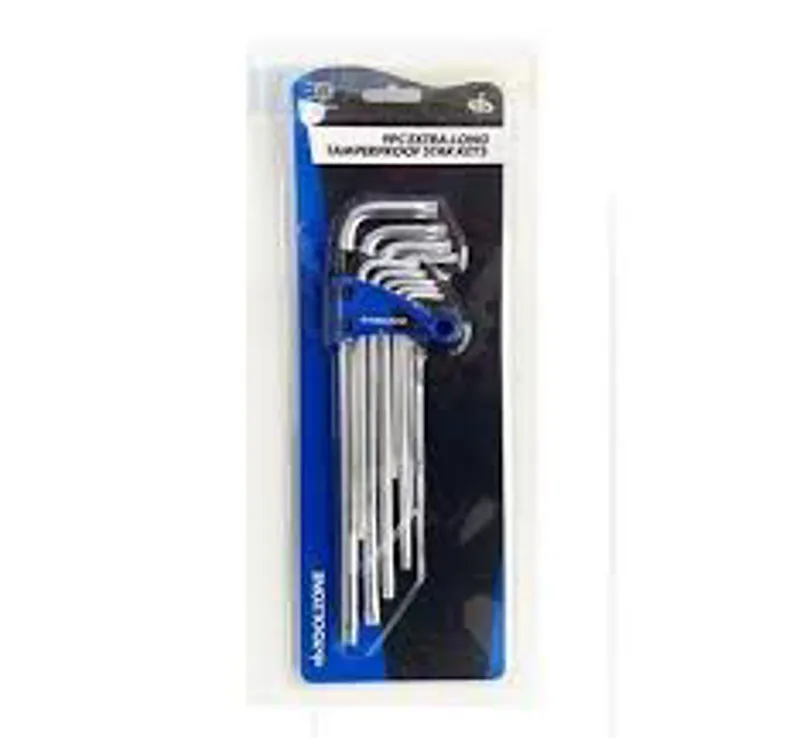 TOOLZONE 9 PC SECURITY STAR KEY WRENCH SET