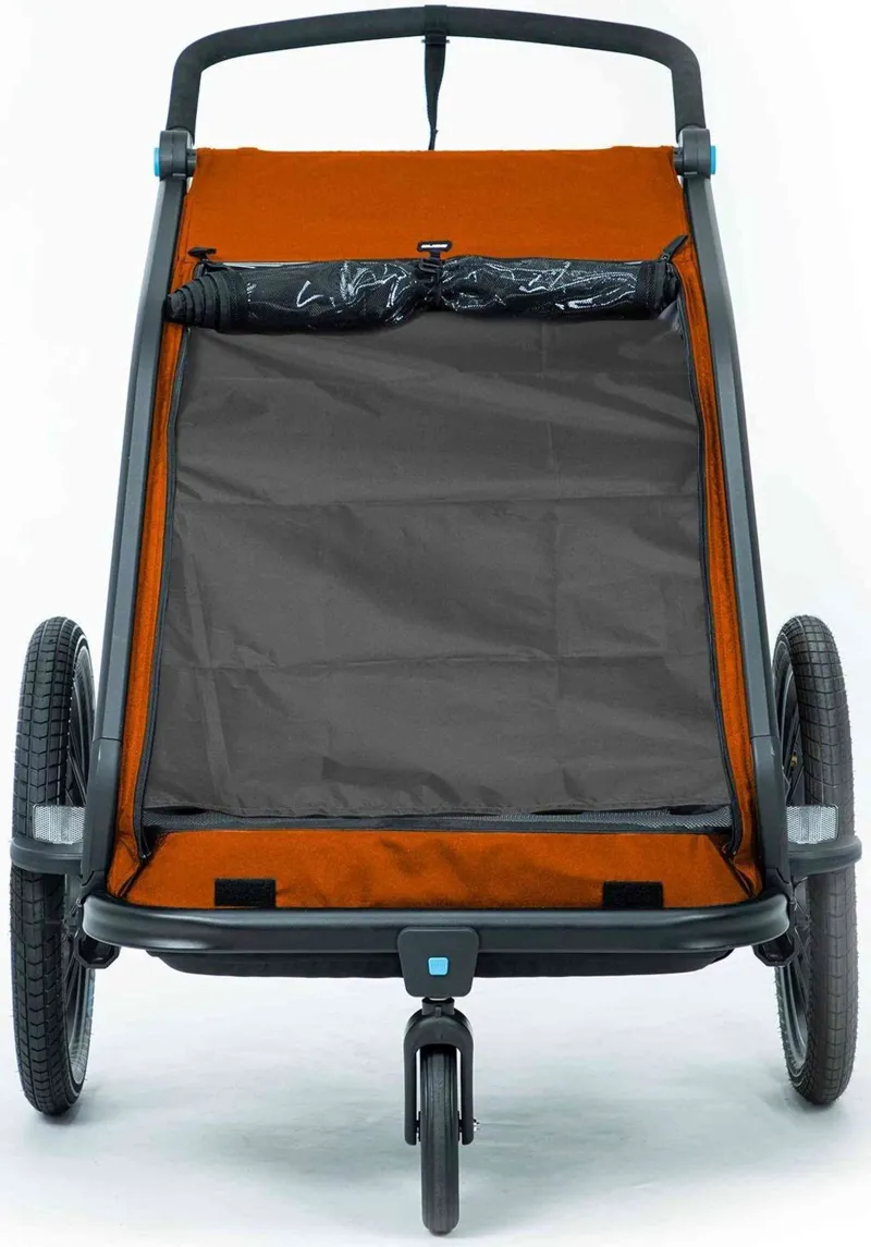 Cube Kids Trailer Double Cmpt X Actionteam grey/orange one size-4