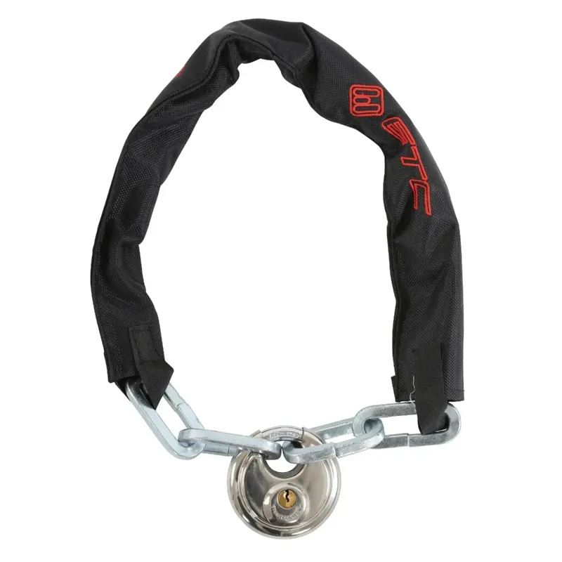 ETC SLAMMER CHAIN LOCK 80CM IN BLACK AND RED