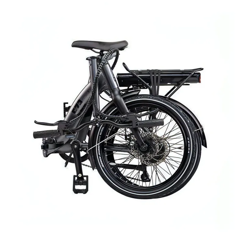 EZEGO Fold LS Electric Folding Bike - Grey-1