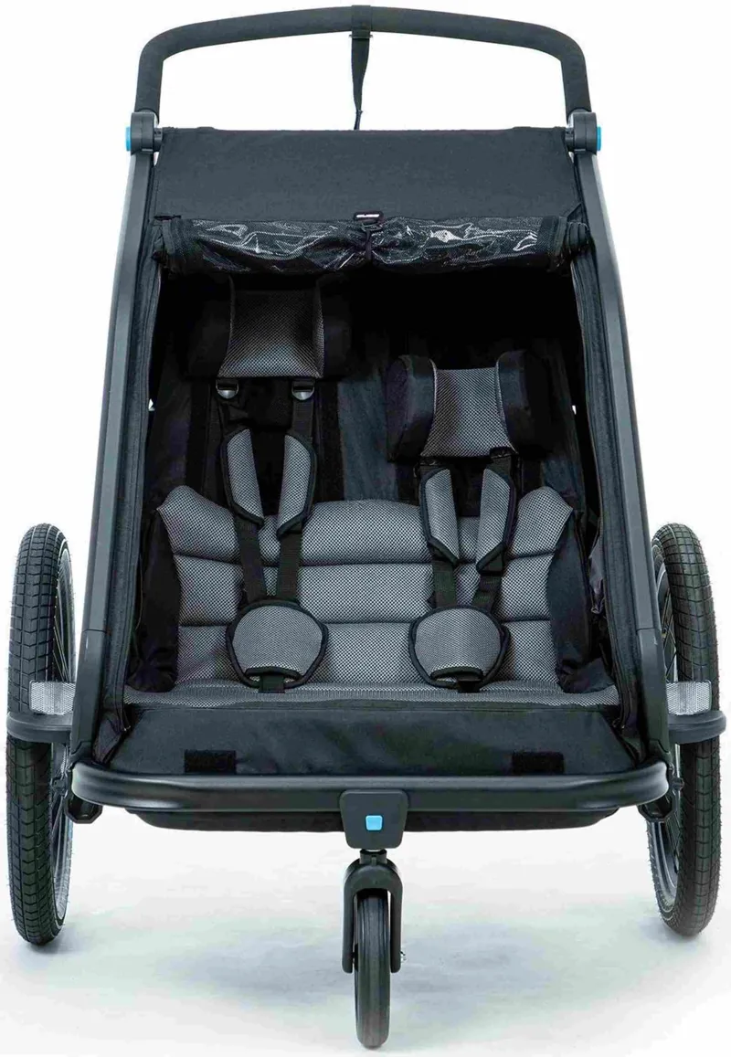 Cube Kids Trailer Double Cmpt BLACK one size-4