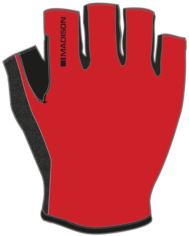 MADISON TRACK MITTS - FLAME RED SMALL