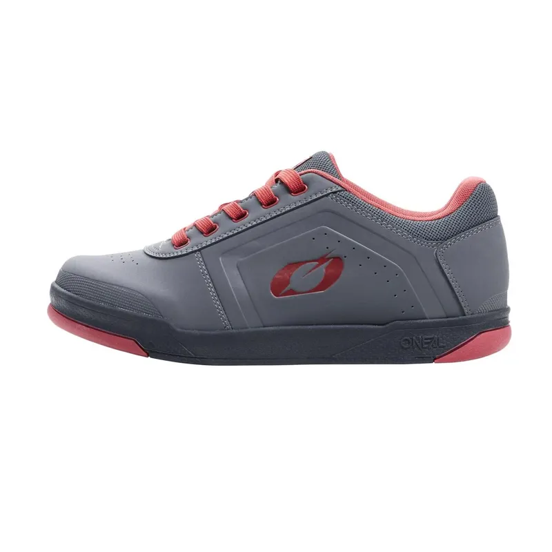 ONEAL PINNED FLAT SHOE GRY RED 11 45-1