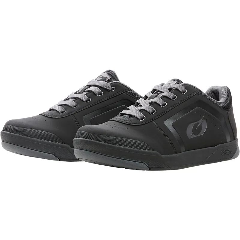 ONEAL PINNED FLAT SHOE BLK GRY 10.5 44-1