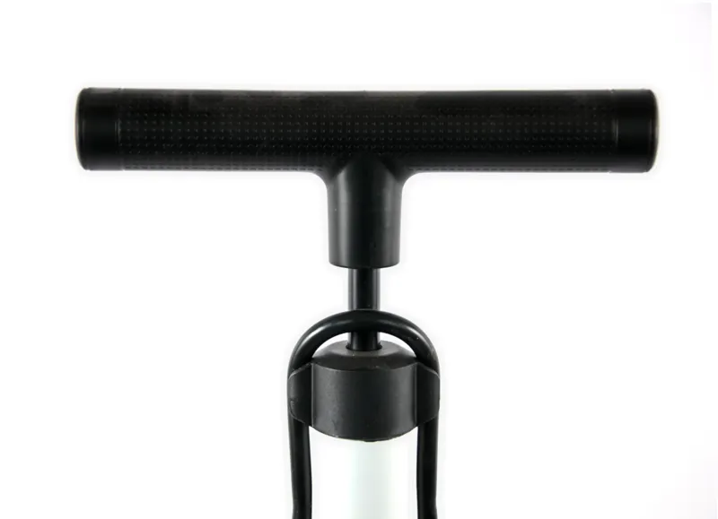 ONE23 FLOOR PUMP WHITE/BLACK DUAL VALVE-4