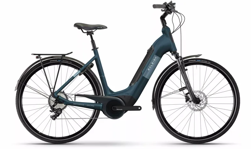 Raleigh Motus Tour Hub Limited 2025 - 500WH - Blue/Spruce