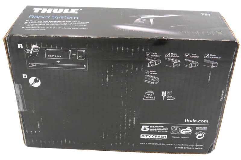 Thule Rapid System 751 Rack Feet in Black-1