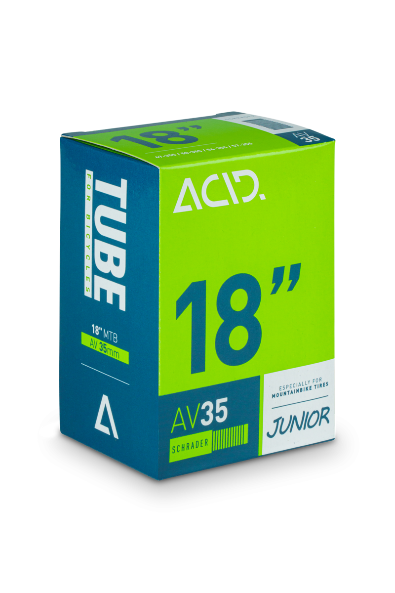 Acid Tube 18 Inch Junior/Mtb Av 35mm 47/57- 355 black 47/57-355
