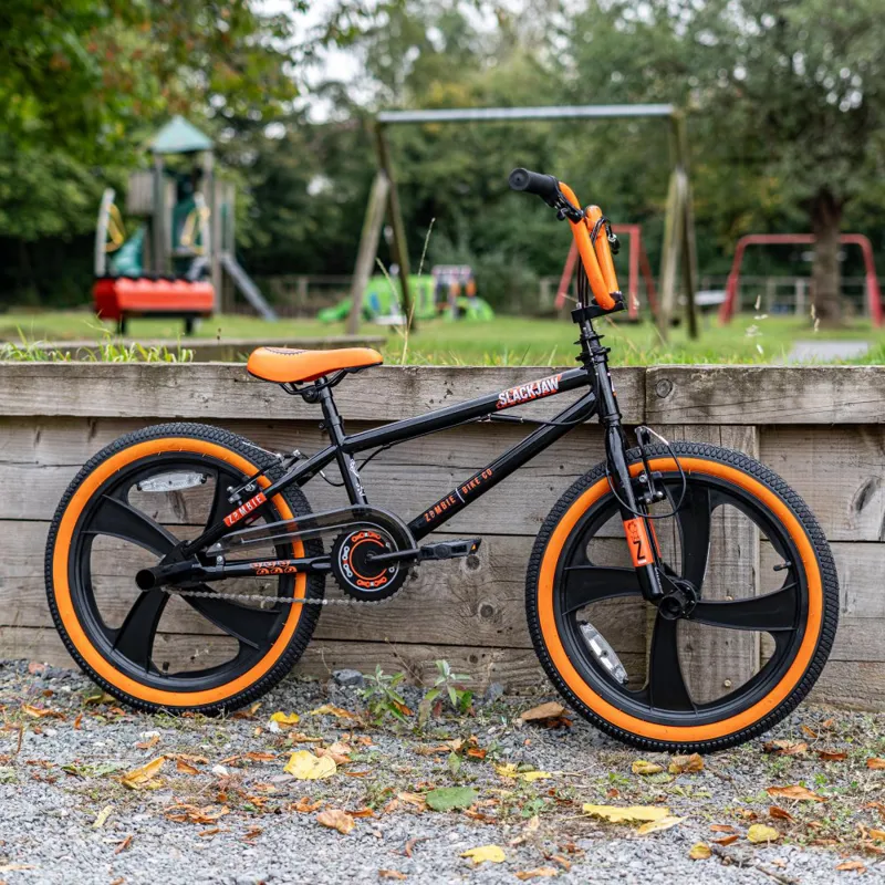 Zombie Slackjaw 20 inch BMX Bike in Black and Orange-1