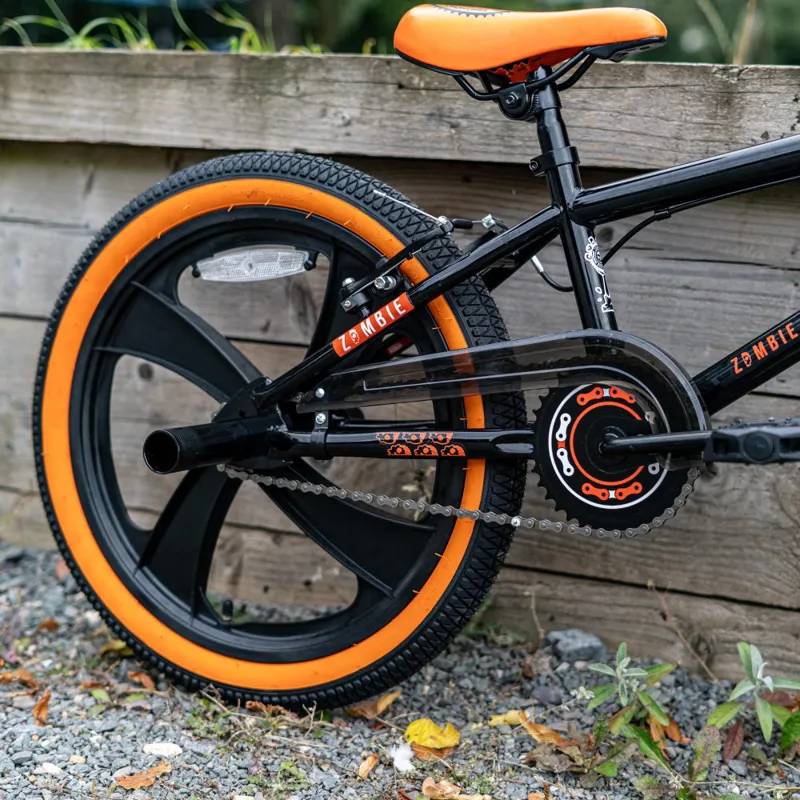 Zombie Slackjaw 20 inch BMX Bike in Black and Orange-3