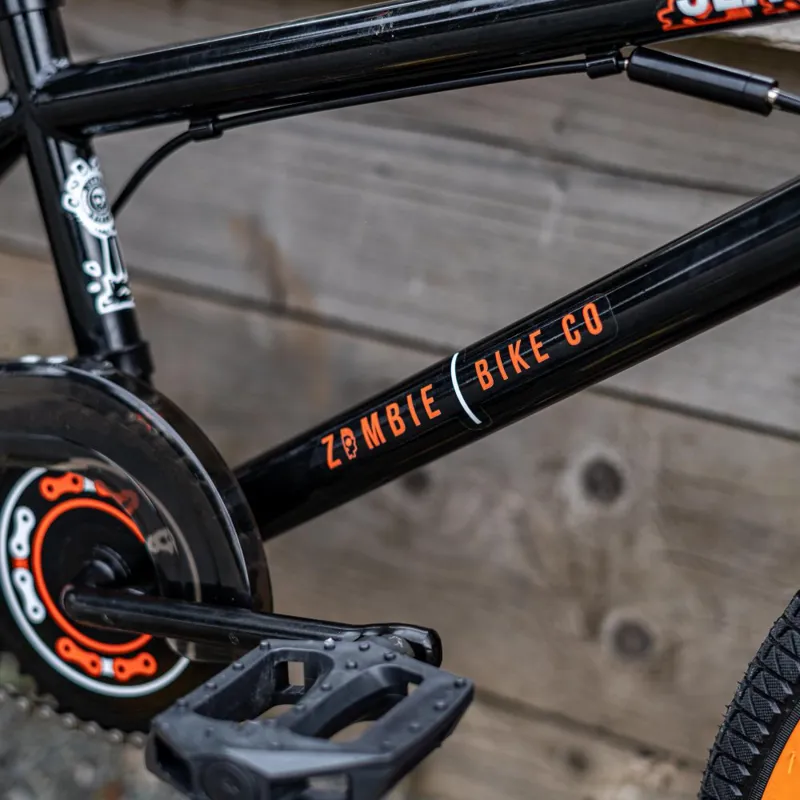 Zombie Slackjaw 20 inch BMX Bike in Black and Orange-4