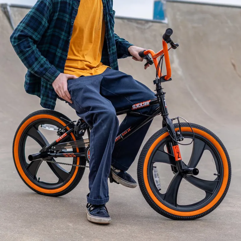 Zombie Slackjaw 20 inch BMX Bike in Black and Orange-10
