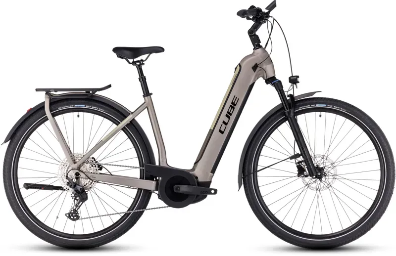 Cube Kathmandu Hybrid Pro 750 Electric Bike in Flash Stone-2