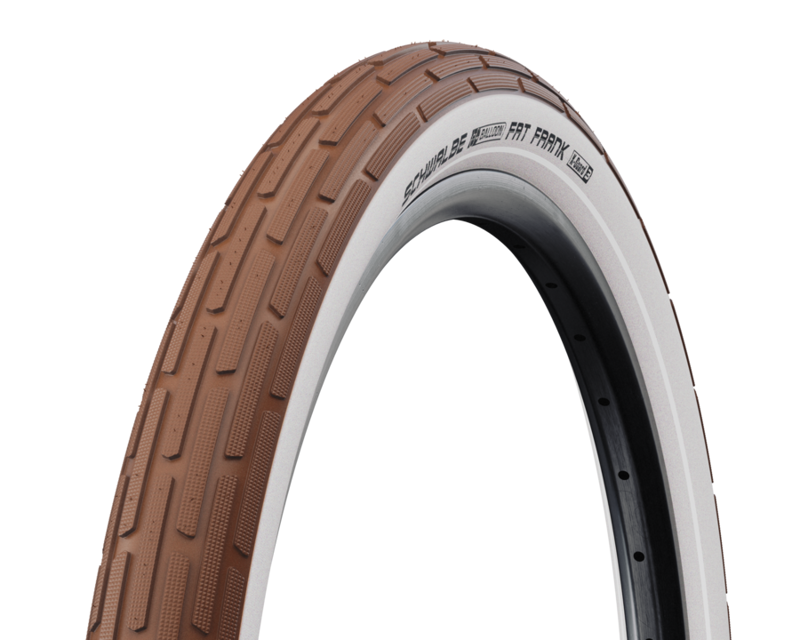 Schwalbe Fat Frank Twin Brown/White+reflex 28x2. 00 BROWN/WHITEWALL-1