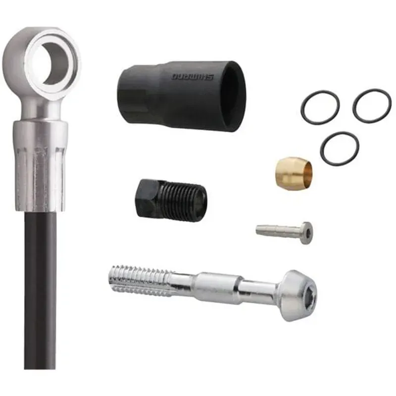 D/BRAKE BH90hoseBanjCnct RR BK Black rear