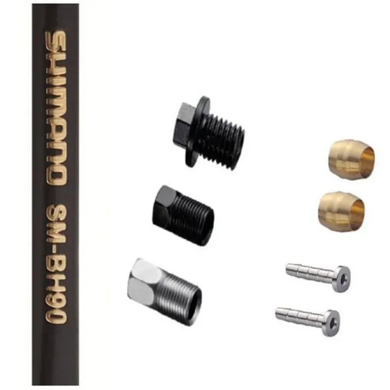 D/BRAKE BH90-JK Hose S/Cnct 1700mm RR BK Black rear