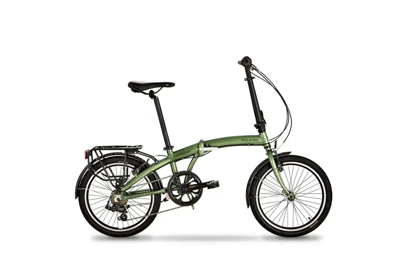 Raleigh Stowaway 20 Folding Bike in Green