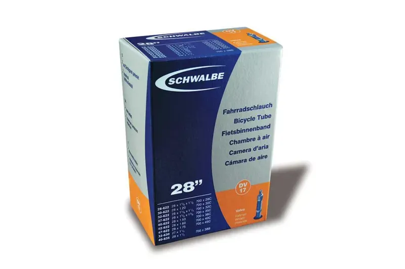 Schwalbe Inner Tube dv17 28 Inch 28/47-622/ 635 BLACK