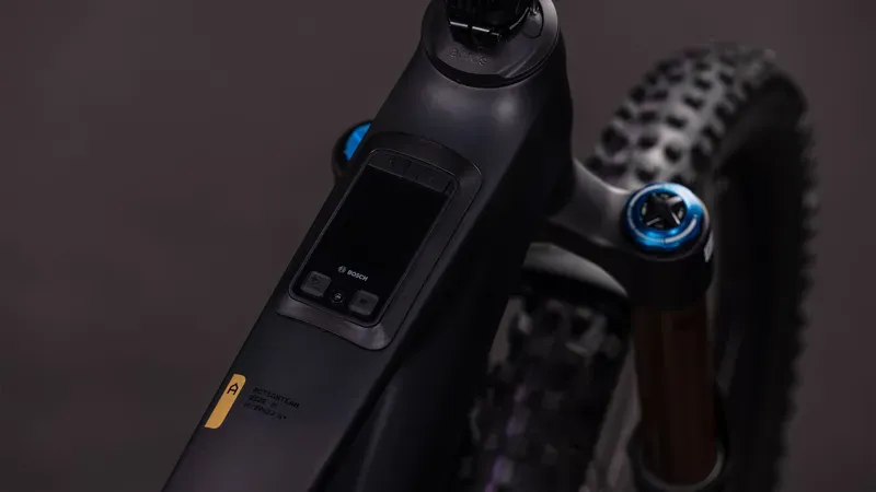 Cube AMS Hybrid 177 c:62 AT 600x eMountain Bike in Carbon/Gold-1