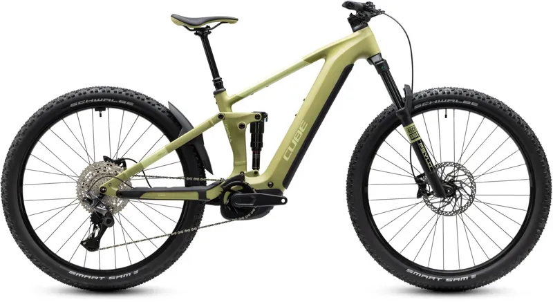Cube Stereo Hybrid ONE44 Pro 800 eMountain Bike in Soft Willow/Green