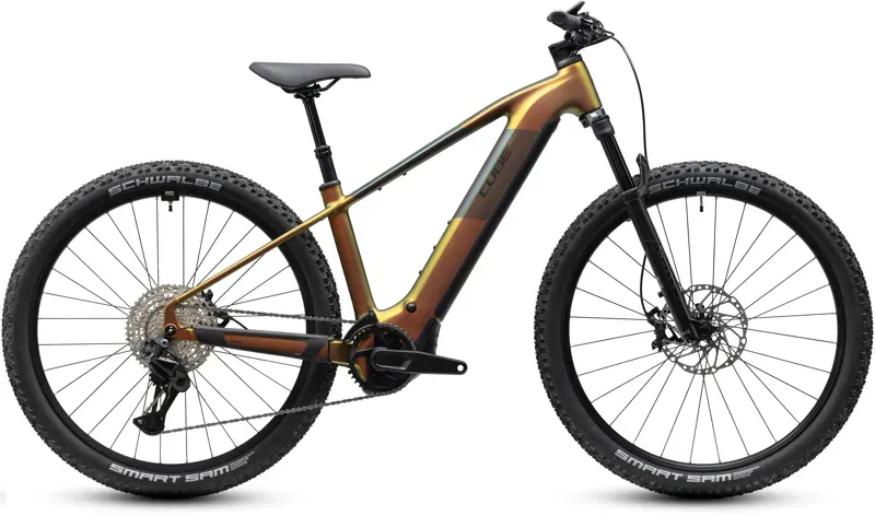 Cube Reaction Hybrid SLX 800 eMountain Bike in Autumn/Black