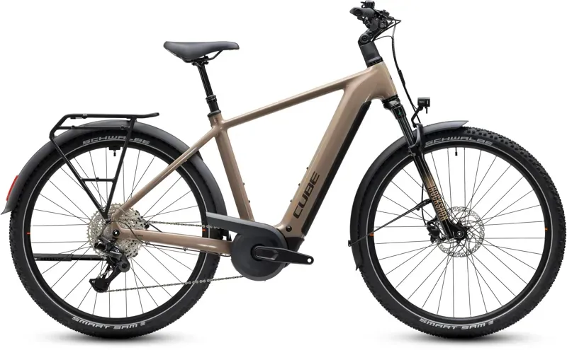 Cube Nuride Hybrid Pro 800 Electric Bike in Cappuccino/Black