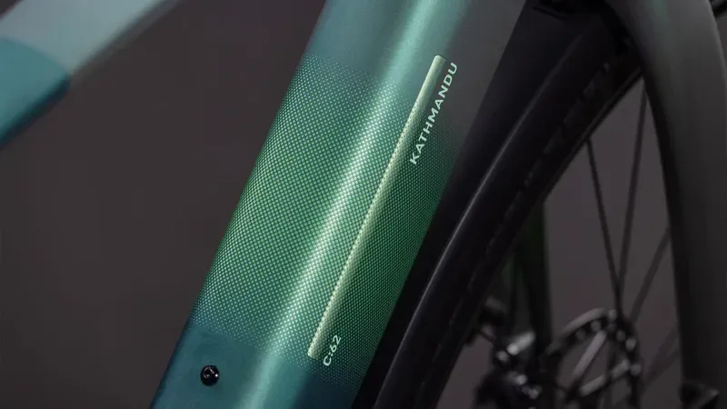 Cube Kathmandu Hybrid c:62 Slt 400x eHybrid Bike in Seafoam-4