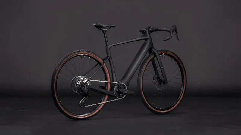 Cube Nuroad Hybrid c:62 EXC 400x Gravel Bike in Blackline-1