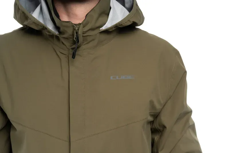 Cube CMPT Rain Jacket in Olive-7