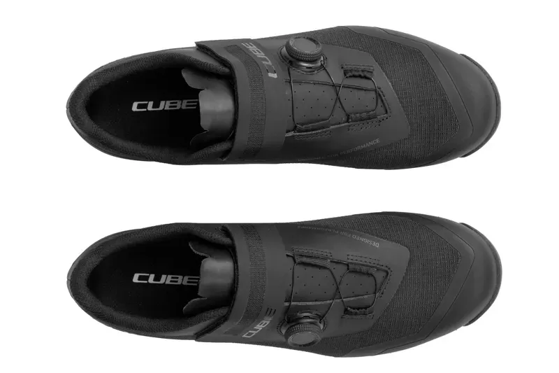 Cube Peak Shoes in Black-1
