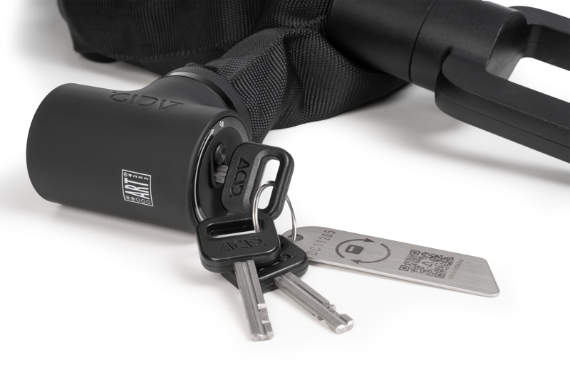 Acid Solid Pro K120 Cargo Chain Lock in Black-2