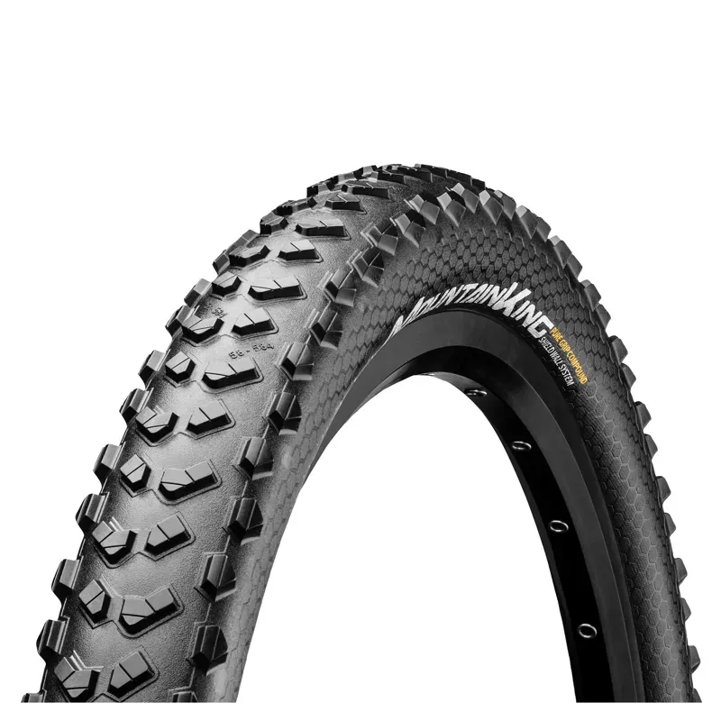 Continental Mountain King Shieldwall Tyre - Foldable Puregrip Compound: 27.5