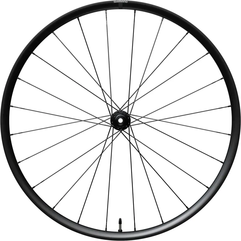 WHEL RX180 700C 12x100mm CL FR Black front 700c - tubeless ready