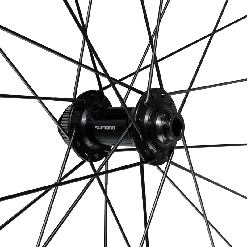 WHEL RX180 700C 12x100mm CL FR Black front 700c - tubeless ready-1
